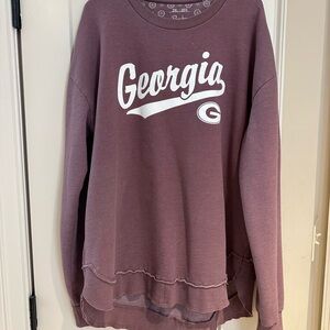 Georgia Bulldogs Women's Sweater purple